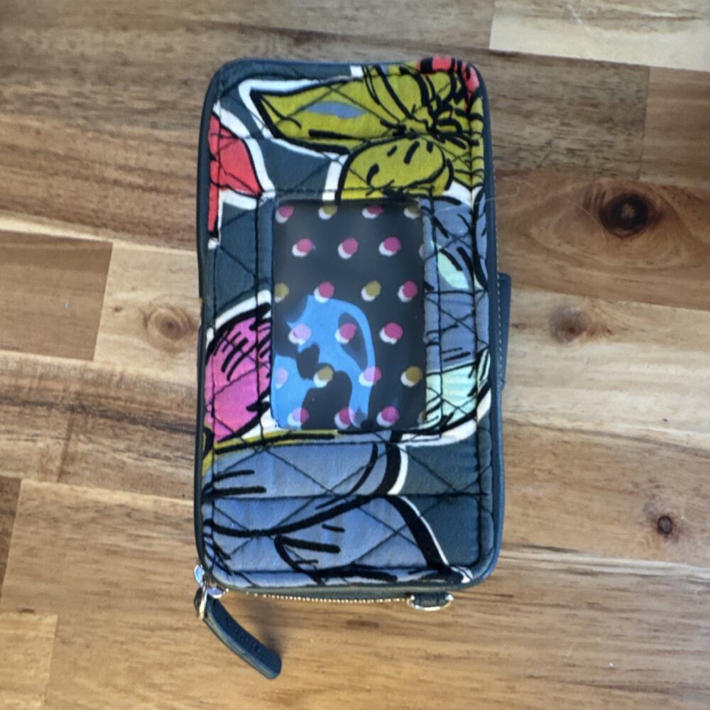 Vera Bradley Falling Flowers‎ RFID Grab & Go Wallet phone holder wristlet